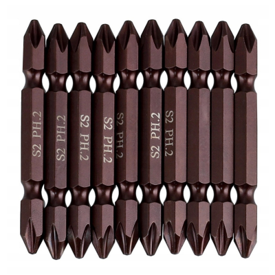 CROWNMAN Sada 10 dvojitých bitů 65 mm