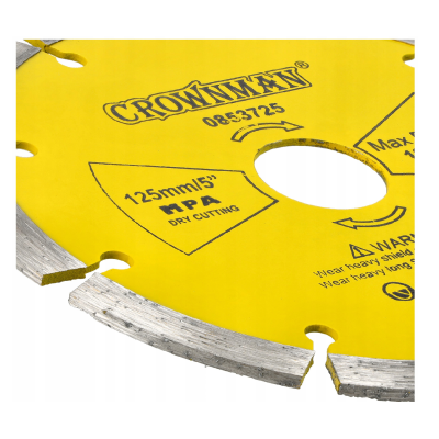 CROWNMAN Segmentový diamantový kotouč na beton / kostky / kameninu pro suché řezání