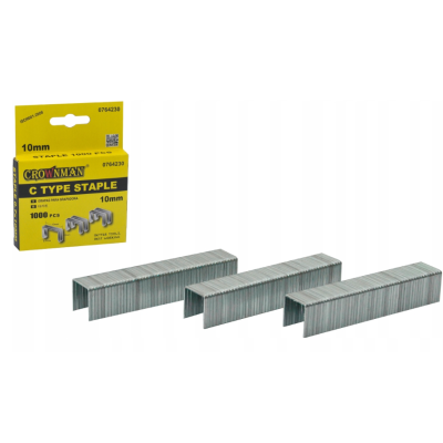 CROWNMAN Sponky pro ruční sešívačky 1000KS TYP C 07x10mm