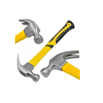 CROWNMAN Tesařské a pokrývačské kladivo, ocelové, 250g, s plastovou rukojetí