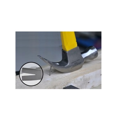 CROWNMAN Tesařské a pokrývačské kladivo, ocelové, 250g, s plastovou rukojetí