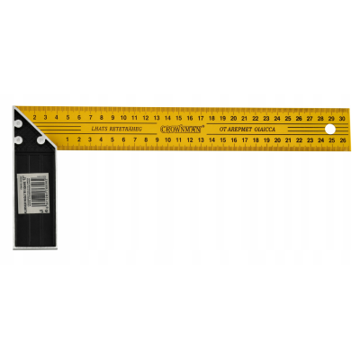 CROWNMAN Univerzální stavební truhlářský čtverec o měřítku 30 cm
