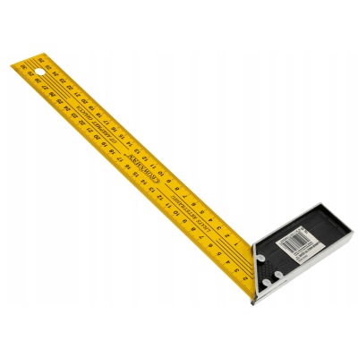 CROWNMAN Univerzální stavební truhlářský čtverec o měřítku 30 cm