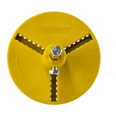 CROWNMAN Vykružovací korunky na beton s tvrdokovem SET 33,53,67,73