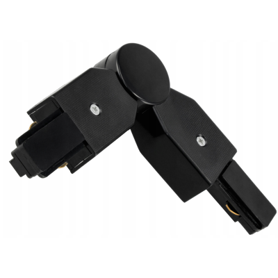 BERGE Flexibilní rohový úhlový konektor pro černé kolejnice