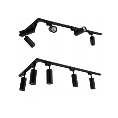 BERGE Flexibilní rohový úhlový konektor pro černé kolejnice