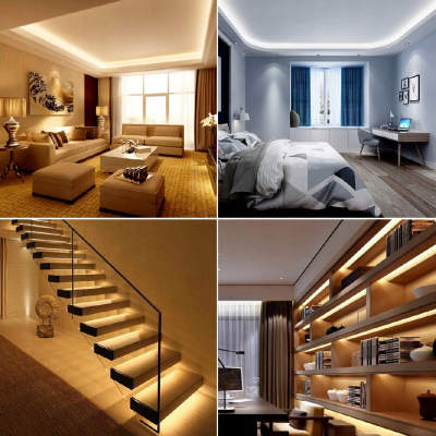 BERGE LED eloxovaný hliníkový profil povrchový 1m - sada