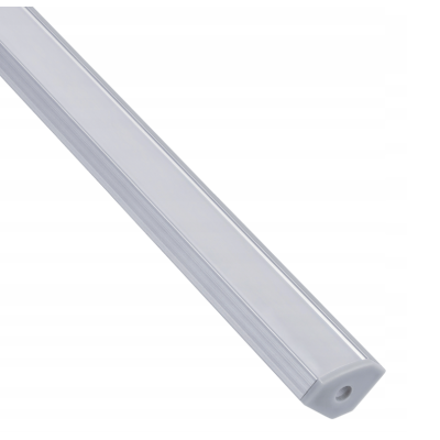 BERGE LED eloxovaný hliníkový profil rohový 1m - sada