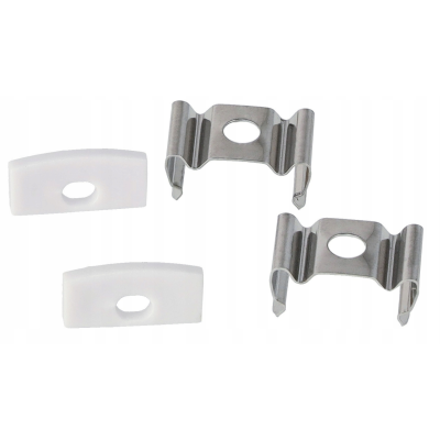 BERGE LED hliníkový profil 1m bílý přisazený - sada