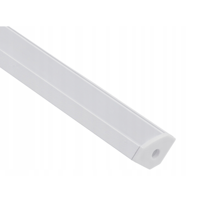 BERGE LED hliníkový profil rohový 2m bílý - sada