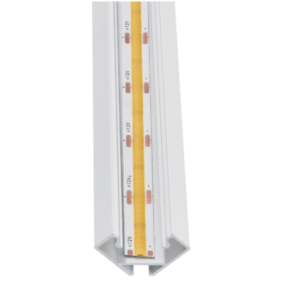 BERGE LED hliníkový profil rohový 2m bílý - sada