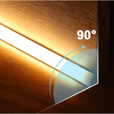 BERGE LED hliníkový profil rohový 2m bílý - sada