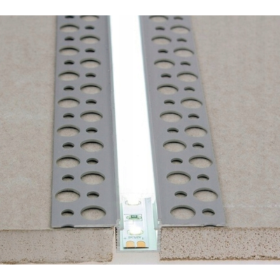 BERGE LED hliníkový profil zapuštěný 1m - sada