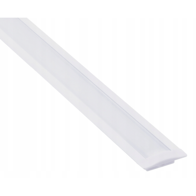 BERGE LED hliníkový profil zapuštěný 1m bílý - sada