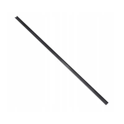 BERGE LED hliníkový profil zapuštěný 1m černý - sada