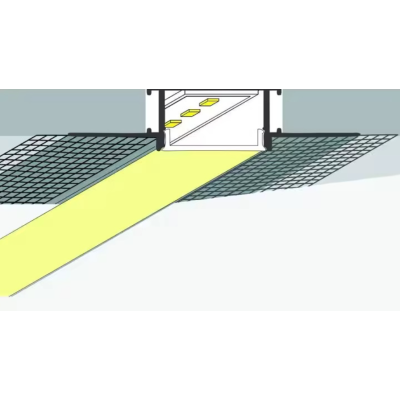 BERGE LED hliníkový profil zapuštěný 2m - sada