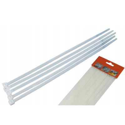 CROWNMAN Nylonová stahovací páska 2,5x150mm bílá - 100ks