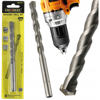 CROWNMAN Ocelový vrták do betonu 12mm
