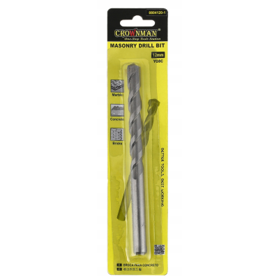 CROWNMAN Ocelový vrták do betonu 12mm