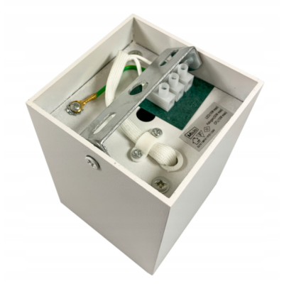 BERGE Podhledové bodové svítidlo 6686 výklopné čtverec - bílá - 115mm