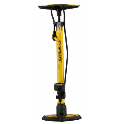 CROWNMAN Podlahová pumpa na kolo a auto s manometrem