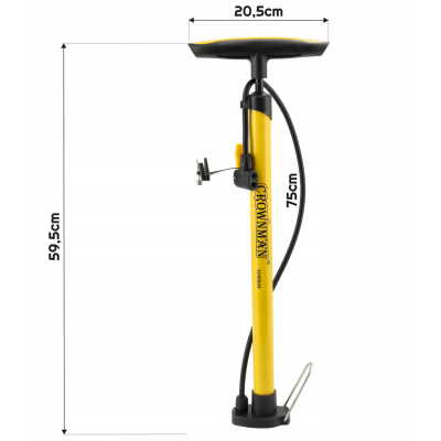 CROWNMAN Ruční pumpa na kolo a auto