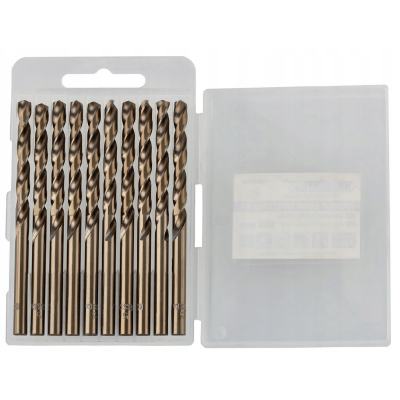 CROWNMAN Sada 10 ks kobaltových vrtáků M35 HSS 5% - 4mm