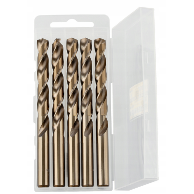 CROWNMAN Sada 5 ks vrtáků M35 HSS 5% kobalt - 12mm