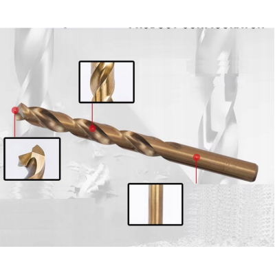 CROWNMAN Sada 5 ks vrtáků M35 HSS 5% kobalt - 12mm