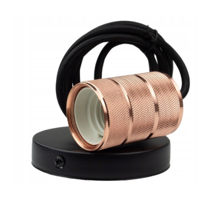 ECOLIGHT Stropní závěsné svítidlo LOFT E27 - 2M - růžové zlato