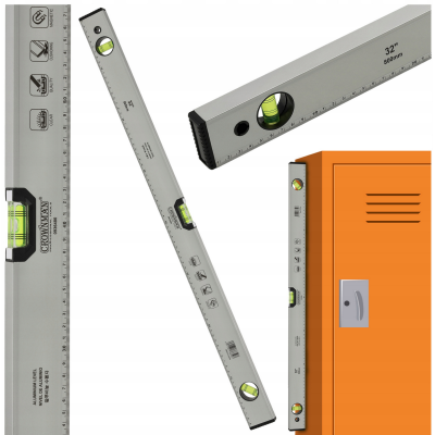 CROWNMAN Hliníková vodováha 80cm s magnetem