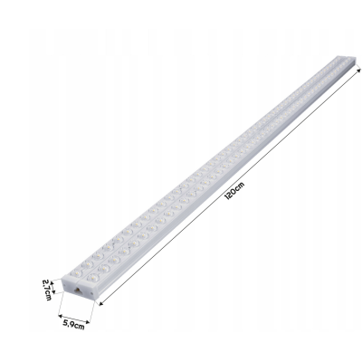 BERGE LED lampa NEPTUN  120cm - 72W - 7200lm - IP20 - 6000K - studená bílá
