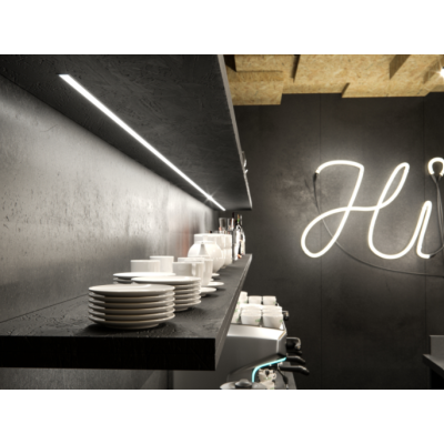 Led-Labs LED profil LUMINES typ B stříbrný elox 1m