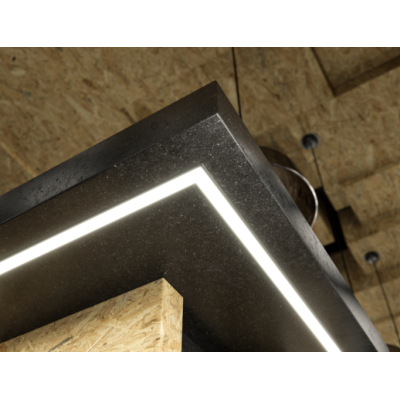 Led-Labs LED profil LUMINES typ B stříbrný elox 1m