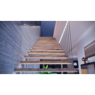 Led-Labs LED profil LUMINES typ D surový 2,02m