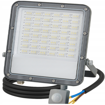 BERGE LED reflektor ODYN s pohybovým senzorem 100W - 9000lm - 4000K - IP66