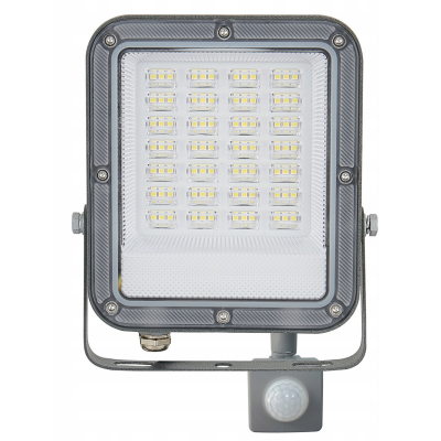 BERGE LED reflektor ODYN s pohybovým senzorem 50W - 4500lm - 4000K - IP66