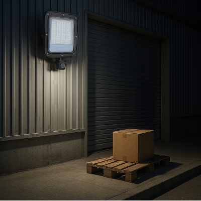 BERGE LED reflektor ODYN s pohybovým senzorem 50W - 4500lm - 4000K - IP66