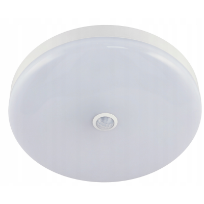 BERGE LED stropní svítidlo s pohybovým senzorem 18W - IP40 - neutrální barva