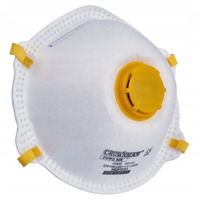 CROWNMAN Ochranná protiprachová maska FFP2 s ventilkem