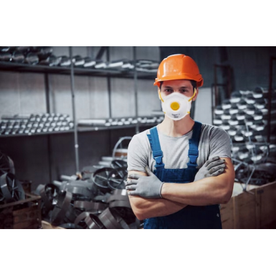 CROWNMAN Ochranná protiprachová maska FFP2 s ventilkem