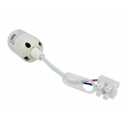 ECOLIGHT Plastová objímka E27 s přívěskem