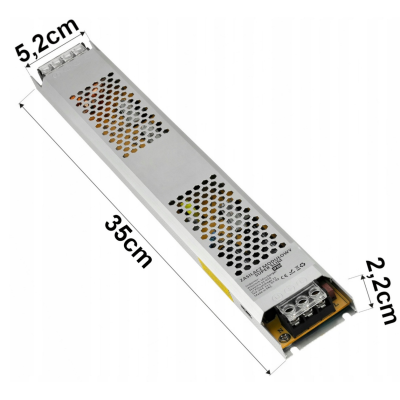 BERGE Tenký LED zdroj 24V - 400W - 16,67A - IP20
