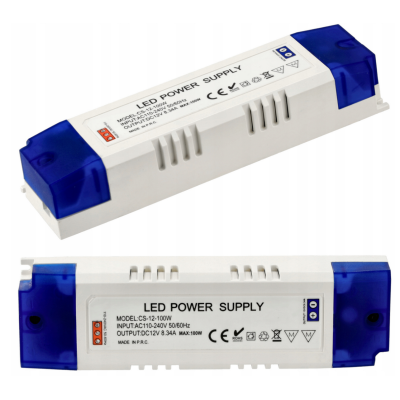 BERGE Zdroj pro LED nábytek 12V - 100W - 8,3A - IP20