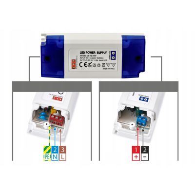 BERGE Zdroj pro LED nábytek 24V - 12W - 0,5A - IP20