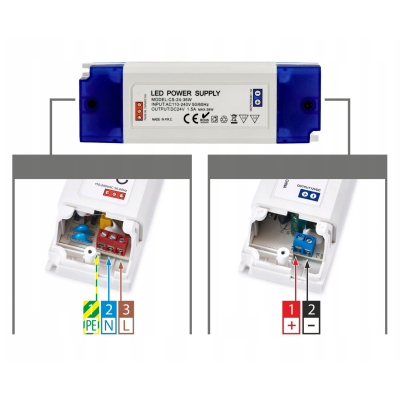 BERGE Zdroj pro LED nábytek 24V - 36W - 1,5A - IP20