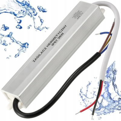 BERGE LED hermetický zdroj - 24V - 36W - 1,5A - IP67