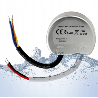 BERGE LED zdroj do boxu - 12V - 10W - 0,83A - IP67