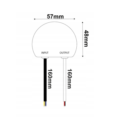 BERGE LED zdroj do boxu - 12V - 10W - 0,83A - IP67