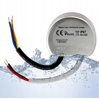 BERGE LED zdroj do boxu - 24V - 10W - 0,42A - IP67